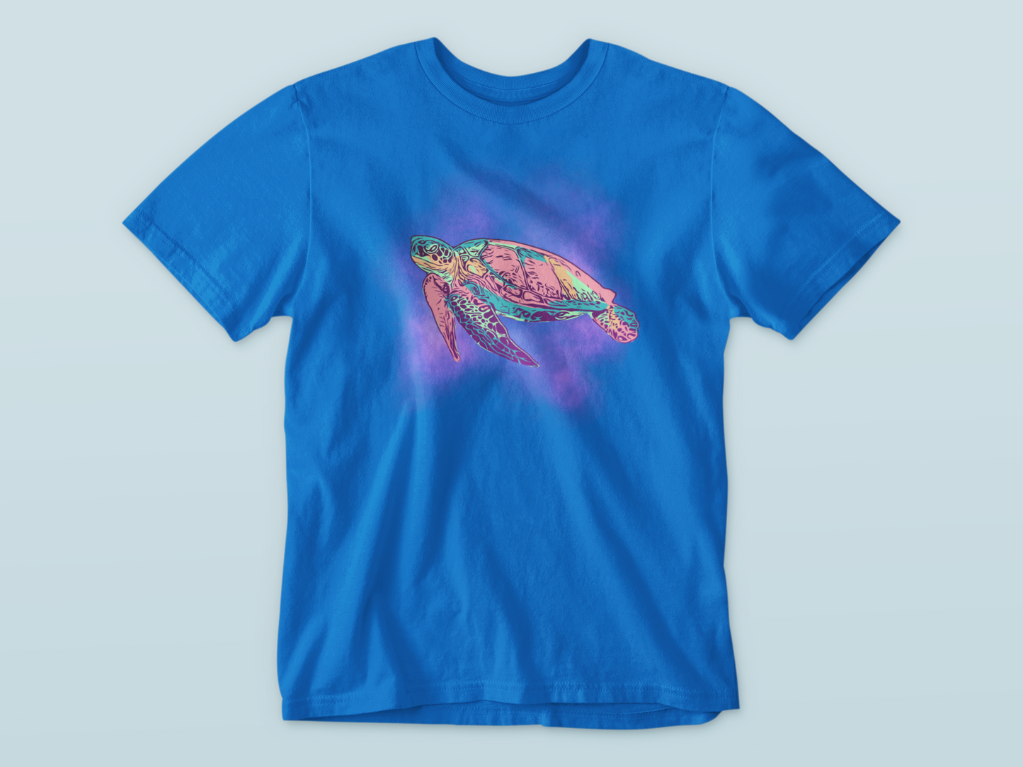 Neon Turtle Friend